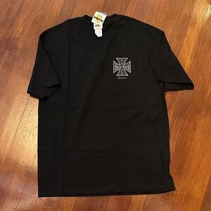 NWT Men’s Hard Rock Cafe Denver Black Short Sleeve Biker T-Shirt